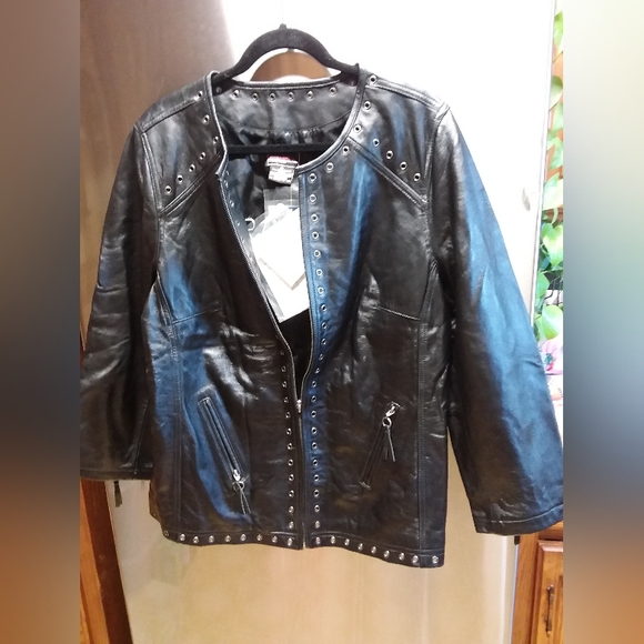 Bradley Bayou Jackets & Blazers - Bradley bayou genuine leather jacket Black size XL